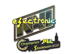 Sticker | electroNic | Stockholm 2021